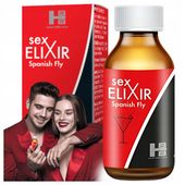 HISZPAŃSKA MUCHA SEX ELIXIR LIBIDO POTENCJA AFRODYZJAK EREKCJA KROPLE 15 ml