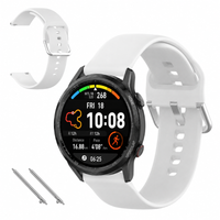 Pasek do Huawei Watch GT Runner 2 opaska silikonowy mocny trwały biały 20mm