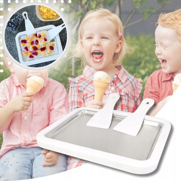 MASZYNA DO ROBIENIA LODÓW TAJSKICH MASZYNKA DO LODÓW ICE CREAM PREZENT zdjęcie 9