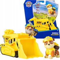 PSI PATROL POJAZD Spychacz Buldożer i Figurka RUBBLE