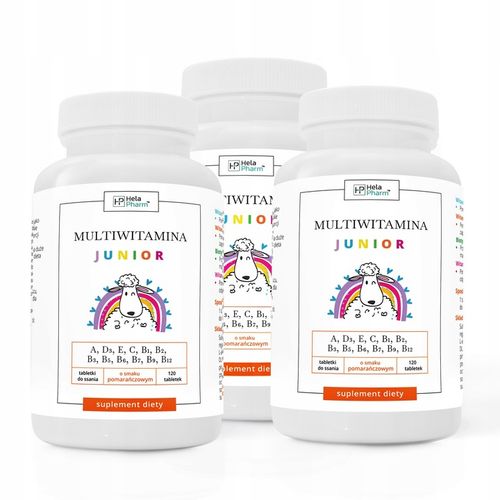 Multiwitamina JUNIOR dla dzieci DO SSANIA 2x120 na Arena.pl