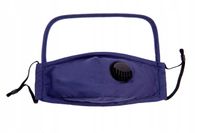 KOMPLET Maska z Przyłbica + 3x FILTR PM 2.5