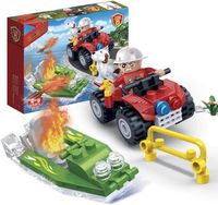 Klocki BANBAO Straż Pożarna Wodna Akcja 58el 7118