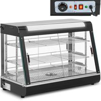 witryna grzewcza nastawna do prezentacji potraw 3 półki 1600w 150l
