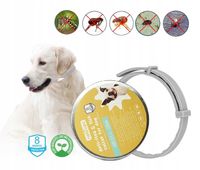 OBROŻA DLA PSA NA PCHŁY KLESZCZE 56 CM DO 8 MIES.