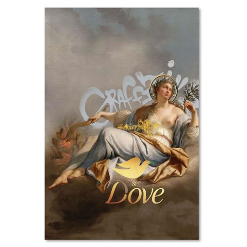 Obraz na płótnie - Canvas, Peace and Love 40x60 na Arena.pl