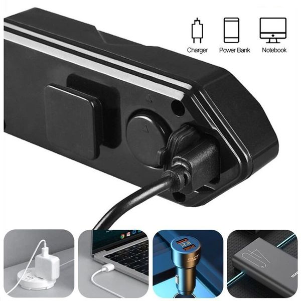 Lampka rowerowa kierunki + światło czerwone, USB z pilotem zdjęcie 14