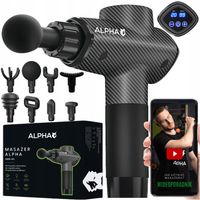 Pistolet do Masażu Alpha Massage Gun Ultra - Masażer do Pleców i Ciała 8w1
