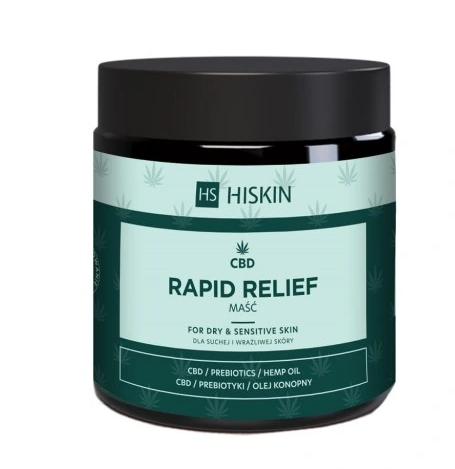 Maść CBD do skóry suchej Rapid Reliew 100ml Hiskin zdjęcie 1