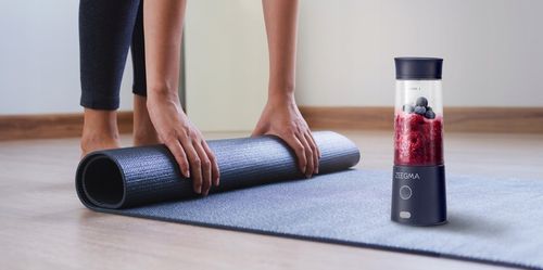 BLENDER BEZPRZEWODOWY KIELICHOWY 450ml 300W GRANATOWY zabierz ze sobą! na Arena.pl