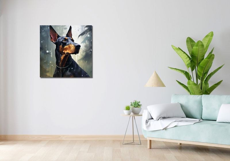 Obraz 70x70cm Odwaga w Oczach zdjęcie 2