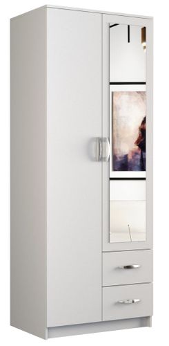 SZAFA ROMANA LUSTRO 80cm BIEL na Arena.pl