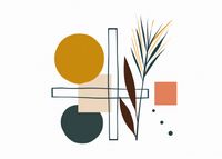 Plakat 35x25cm Ogród Symetryczny