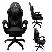 Fotel Gamingowy z Tkaniny Obrotowy Dla Gracza Kubełkowy Mocny Materiał