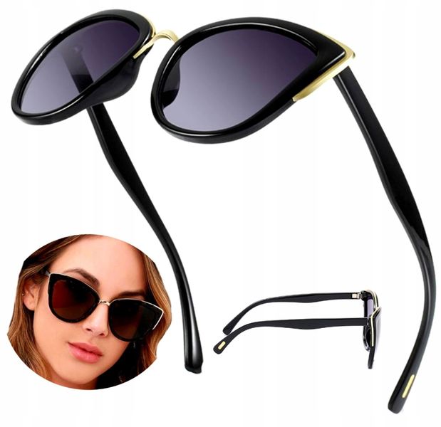 Okulary Kocie Kardashian Przeciwsłoneczne Damskie zdjęcie 1