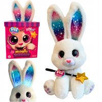 INTERAKTYWNY PLUSZOWY KRÓLIK ŚWIECĄCE USZY MAGICZNA RÓŻDŻKA RÓŻNE KOLORY