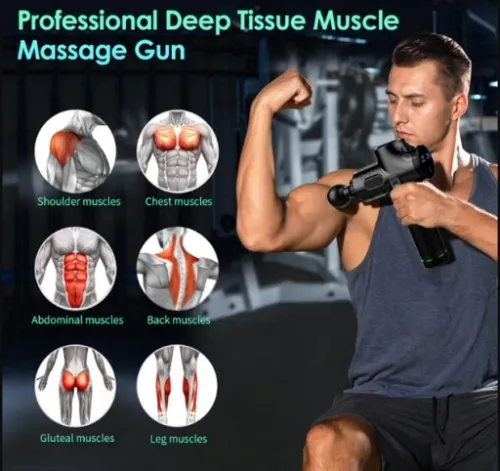 PISTOLET DO MASAŻU 3D GUN PRO S3 MASAŻER LCD na Arena.pl