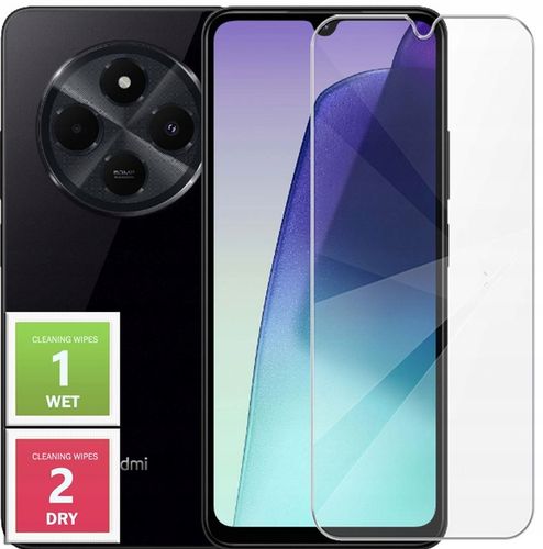 ETUI DO XIAOMI REDMI 14C | PANCERNE KARBON CASE CZARNE +SZKŁO HARTOWANE 9H na Arena.pl