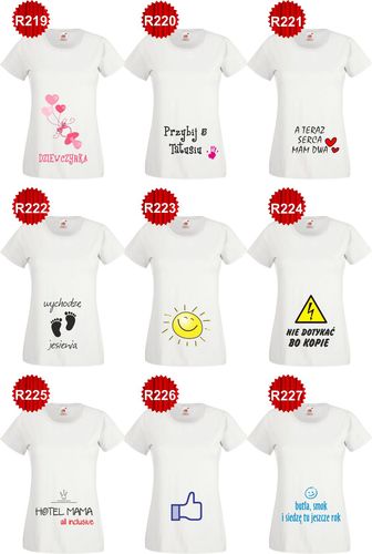 damska Koszulka kibica SIATKÓWKI T-SHIRT nadruk na Arena.pl