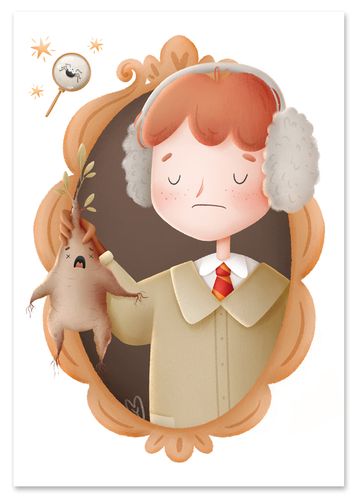 Plakat portret harry potter ron weasley 30x40 cm na Arena.pl