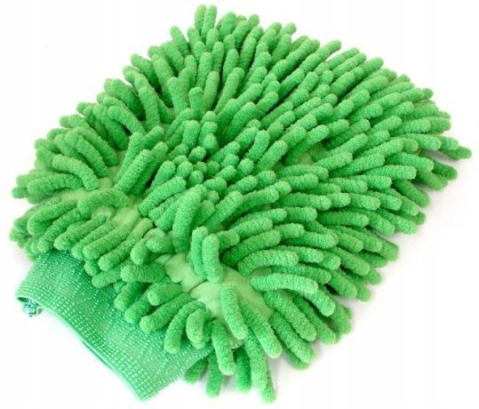 RĘKAWICA DO MYCIA FRĘDZLE mikrofibra z FRĘDZLAMI zdjęcie 1
