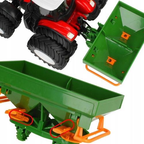 Traktor Rolniczy dla Dzieci Zdalnie Sterowany z Rozsiewaczem do Nawozów R/C na Arena.pl