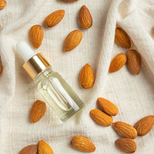 Olej ze słodkich migdałów 1l SZKŁO olej migdałowy 1000ml PREMIUM + POMPKA na Arena.pl