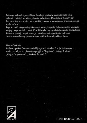 Dekalog - Henryk Turkanik - oprawa miękka na Arena.pl