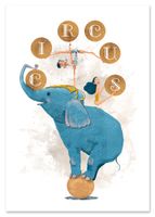 Plakat dla dziecka cyrk 70x100 cm