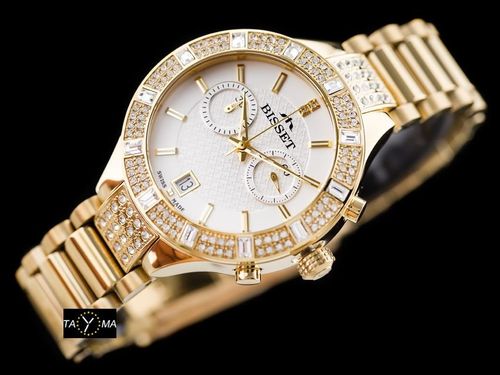 BISSET BSBE18 - white/gold (zb547c) na Arena.pl