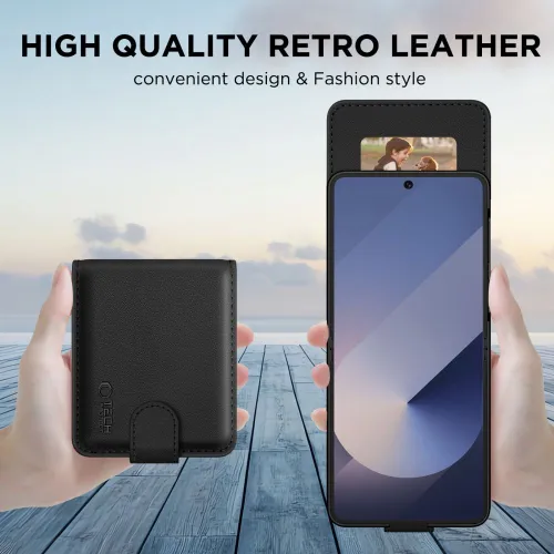 Etui Tech-Protect Wallet na Samsung Galaxy Z Flip 6 / 7 Fe - czarne na Arena.pl