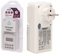 Elektroniczny programator czasowy 8 programów IP44 OR-PRE-432 ORNO