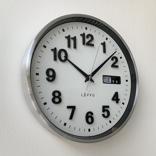 Zegar metalowy z datą DATE METAL na Arena.pl