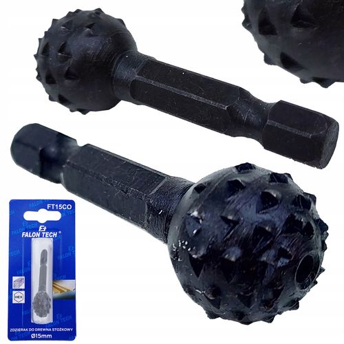 Zdzierak kulisty frez tarnik do drewna 15 mm HEX Falon-Tech na Arena.pl
