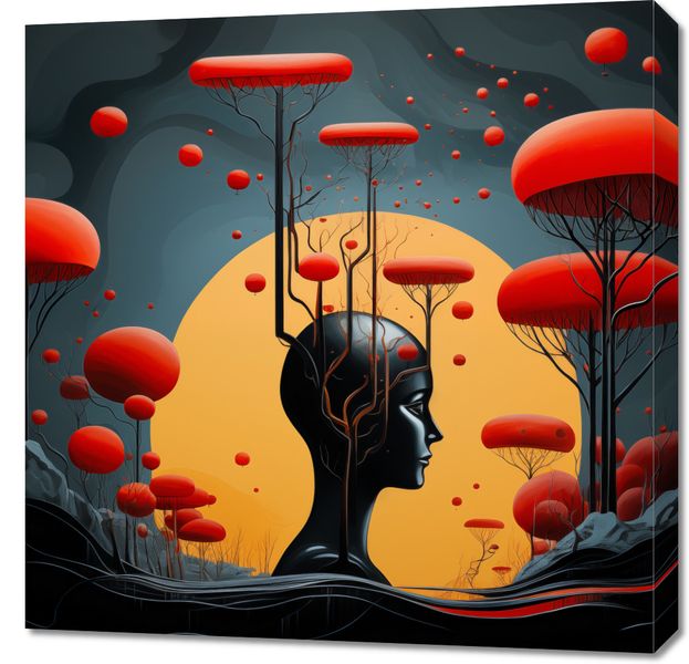 Obraz 70x70cm Myślokształty zdjęcie 1