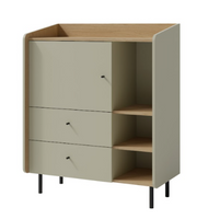 Komoda 1D2SZ Do Pokoju Młodzieżowego Eukaliptus 95 cm ALI MB - 2 Kolory