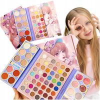 MEGA DUŻY ZESTAW DO MALOWANIA PALETKA KOSMETYKI MAKIJAŻ DLA DZIECI 68 KOLOR