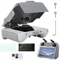 Osłona Ochronna Przeciwsłoneczna + Szkło 9H na Ekran do DJI RC 2 Mini 4 Pro
