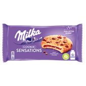 Milka Ciastka z kawałkami czekolady mlecznej z mleka alpejskiego 156 g