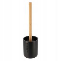 SZCZOTKA DO WC POLYRESIN BAMBUSOWA Ø 10,4 CM CZARNA