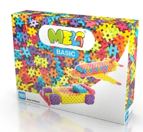 Klocki Meli Konstrukcyjne Basic 600 sztuk +PREZENT na Arena.pl
