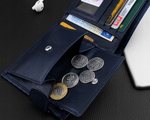 KOCHMANSKI skórzany portfel męski mały cieńki slim na Arena.pl