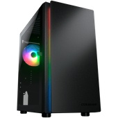 COUGAR Obudowa Purity RGB, Mini Tower, 1 x ARGB, Czarna