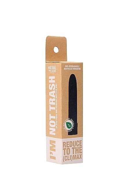 5,5" Vibrator - Biodegradable - Black zdjęcie 2