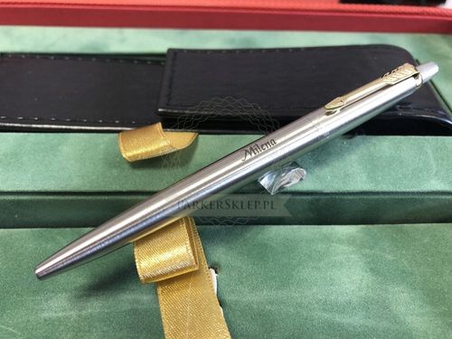 Długopis Parker Jotter Stal Matowa GT z grawerem - prezent na Walentynki na Arena.pl