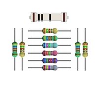 10x rezystor 100R 100 Ohm tolerancja 1% moc 1/4W