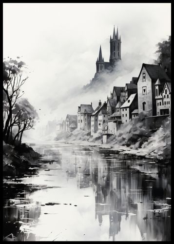 Plakat 59,4x84,1cm Mglisty Refleks na Arena.pl