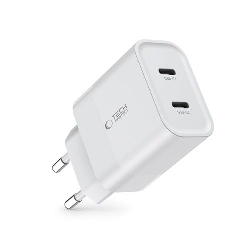 tech-protect c20w 2-port network charger pd20w white na Arena.pl