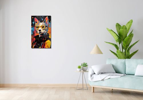 Obraz 40x70cm Kot w Miejskim Stylu na Arena.pl