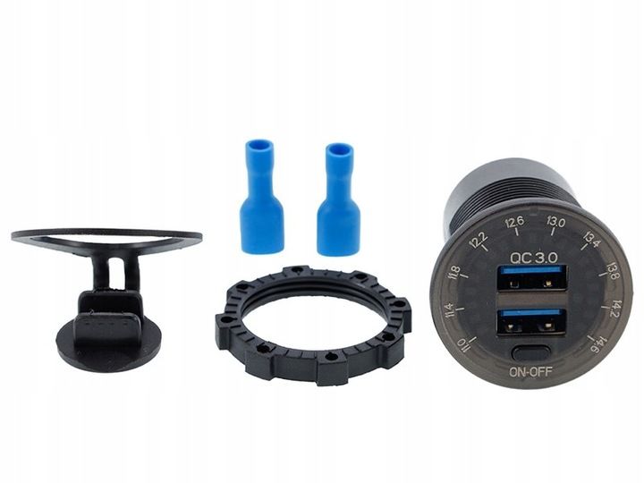 ŁADOWARKA DO ZABUDOWY USB QC3.0 zdjęcie 5